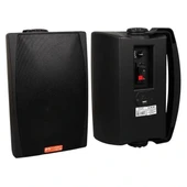 Magicvoice Mv-03 16 Cm 60 Watt Komütatörlü Hat Trafolu Siyah Sütun Hoparlör (2'li Takım) - 1