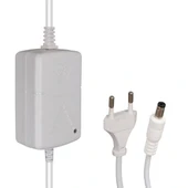 Weko Tottolet 1200 12 Volt - 3.2 Amper 5.5 2.5 Uçlu Yerli Üretim Plastik Kasa Beyaz Masaüstü Adaptör - 2