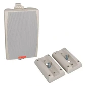 Magicvoice Mv-03 16 Cm 60 Watt Komütatörlü Hat Trafolu Beyaz Sütun Hoparlör (2'li Takım) - 3