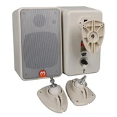 Magicvoice Mv-21 10 Cm 40 Watt Komütatörlü Hat Trafolu Beyaz Sütun Hoparlör (2'li Takım) - 3