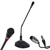 Osawa Osw-555 Kondenser Kürsü Mikrofonu 5 Metre Kablolu 20 Ohm (bas Konuş) - 1