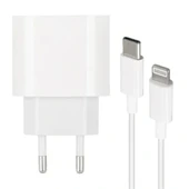Weko Wk-21443 Pd-c 20 Watt Telefon Şarj Adaptörü + Type-c To Lightning Kablo thumbnail 2