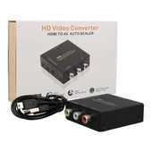 Powermaster Pm-33523 Hdmı To Rca Av Ntsc/pal Görüntü Dönüştürücü Çevirici Adaptör Metal Kasa - 3