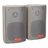 Magicvoice Mv-16 7.5 Cm 30 Watt Komütatörlü Hat Trafolu Beyaz Sütun Hoparlör (2'li Takım) - 2