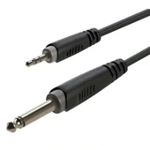 Roxtone Rx K13501 3.5 Mm Stereo Erkek / Mono Gitar Erkek 1 Metre Ara Kablo thumbnail 1