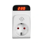 Vea Ve-25530 15a 3520w Tekli Dijital Göstergeli Akım Korumalı Priz Aşırı Yüksek Gerilim - 2