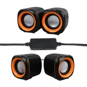 Magicvoice Mv-24837 2x3 Watt Aux Multimedia Mini Usb Speaker - Hoparlör - 2