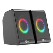 Lecoo Ds100 Rgb Aydınlatmalı Kablolu Stereo Siyah 6 W Soundbar 1+1 Masaüstü Hoparlör - 2