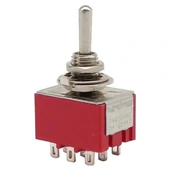 Ic-148a 9 Pin Ø6mm On-off Toggle Switch Mts-302 - 1