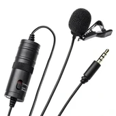 Haiki Hk-401 Profesyonel Youtuber Kamera Telefon Yaka Mikrofonu (6 Metre Kablolu) - 2