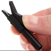 Ic-243b 4mm Banan Jak Girişli Krokodil Catıı (2li Takım Siyah-kırmızı) thumbnail 3