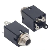 6.3mm Gitar Jack Şase Stereo Dik - 1