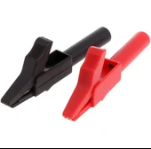 Ic-243b 4mm Banan Jak Girişli Krokodil Catıı (2li Takım Siyah-kırmızı) thumbnail 1