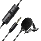 Haiki Hk-401 Profesyonel Youtuber Kamera Telefon Yaka Mikrofonu (6 Metre Kablolu) - 1