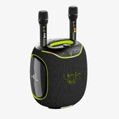 M424 Premium Çift Mikrofonlu 300W Ekstra Bas Bluetooth Hoparlör thumbnail 2