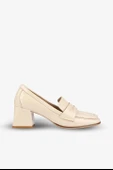 Stato - Bej Rugan Deri Kadın Topuklu Ayakkabı 25-5547 thumbnail 2