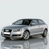 Audi A3 HB 2009-2012 Kol Dayama Kolçak Kapağı Gri Deri 8P0864245D thumbnail 2