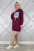 KADIN KOMBİNLİ SALLANTI AKSESUAR DETAYLI TESETTÜR TUNİK thumbnail 2