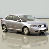 Audi A3 HB 2004-2008 Kol Dayama Kolçak Kapağı Gri Kumaş 8P0864245B thumbnail 2