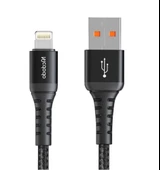 MCDODO CA-2261 USB-A TO Lightning Data-Şarj Kablosu 3A 1m - Siyah thumbnail 1