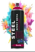 Sprey Boya 200 ml 1 Adet Hızlı Kuruyan Renkli Profesyonel Ahşap Plastik Demir Metal Cam Porselen Duvar Sprey Boya - 3