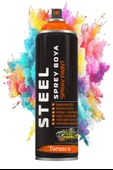 Sprey Boya 200 ml 1 Adet Hızlı Kuruyan Renkli Profesyonel Ahşap Plastik Demir Metal Cam Porselen Duvar Sprey Boya - 11