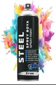 Sprey Boya 200 ml 1 Adet Hızlı Kuruyan Renkli Profesyonel Ahşap Plastik Demir Metal Cam Porselen Duvar Sprey Boya - 5