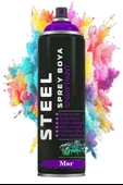 Sprey Boya 200 ml 1 Adet Hızlı Kuruyan Renkli Profesyonel Ahşap Plastik Demir Metal Cam Porselen Duvar Sprey Boya - 7
