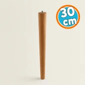 3 Adet Sehpa Masa Ayağı Ham Doğal Ahşap Kahverengi Boyalı Mobilya Aksesuar Ayaklar Bohem 30 cm thumbnail 8