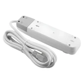 5 Metre Kablolu 4'lü Topraklı Grup Priz Fiş Çoğaltıcı Çoklu Uzatma Kablosu Anahtarsız thumbnail 4