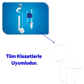 Basmalı İç Takımı Rezervuar Alafranga Oturmalı Tuvalet Klozet Sifon İç Düzenek Otomatik Su Dolum - 3