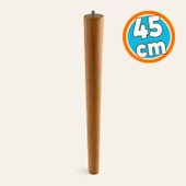 Boyalı Sehpa ve Masa İçin Bohem Tarz Ahşap Mobilya Ayağı Aksesuar Ayakları Silindir 45 cm 3 Adet thumbnail 8