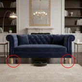 Mobilya Kanepe Koltuk Yatak Baza Yükseltici Yükseltme Ayağı Ayakları Plastik  Kayın Beji 15 cm thumbnail 5