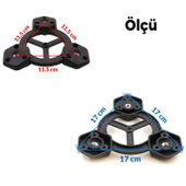 Sehpa Ayak Seti 50 cm Kahverengi Doğal Ahşap Boyalı Silindir Masa Ayağı Ayakları Aksesuar Bohem 3'lü thumbnail 4