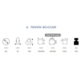 Sabit Tablalı Teker 100x32 mm Poliamid Beyaz Burçlu Ağır Yük Tekeri thumbnail 3