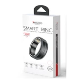 Yesido IO32 50M Su Geçirmez Sağlık ve Egzersiz Takip Özellikli Akıllı Yüzük - Siyah - 3