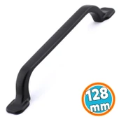 Mobilya Mutfak Dolabı Çekmece Dolap Kulpları Kapak Kulpu Kulbu Siyah 128 Mm-12.8 Cm Metal Kulp thumbnail 1