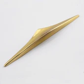 Mobilya Çekmece Mutfak Dolabı Dolap Kulpları Kulbu Kulpu Altın Metal Kulp 96 mm - 9.6 cm thumbnail 3