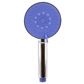 Duş Başlığı Banyo Fiskiyesi Telefonu Yuvarlark Başlık Mor thumbnail 1