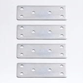 Mobilya Sabitleme Köşe Bağlantı Demiri 30x90 mm 4 Adet Set Düz Metal Gönye Dolap Kitaplık Vestiyer thumbnail 2