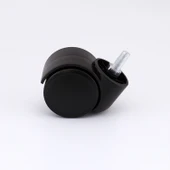 Dönerli Koltuk Tekeri M8 Civatalı Siyah Renk Dayanıklı Plastik Mobilya Sandalye Ofis Yedek Tekerlek thumbnail 6