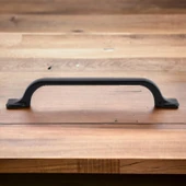 Mobilya Mutfak Dolabı Çekmece Dolap Kulpları Kapak Kulpu Kulbu Siyah 128 Mm-12.8 Cm Metal Kulp thumbnail 4