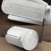 Beş Pervaneli Tasarruflu Ampul 72 W Led Lamba Beyaz E27 Duy 6480 Lümen Uzun Ömürlü 220 Volt 1 Adet - 6