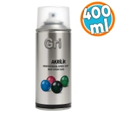 Sprey Boya 400 ml – RAL7016 Antrasit Metal Ahşap Plastik Yüzeylere Uygun Hobi Dekoratif Gri Akrilik - 1