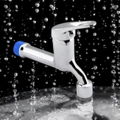 Aç Kapa Musluk Lavabo Banyo Mutfak Musluğu Bahçe Çeşmesi Klasik Uzun Musluk Tek Çıkışlı Batarya thumbnail 2