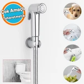 Taharet Musluğu Ara Musluk Filtreli Tuvalet WC Banyo Klozet Bide Bebek Hayvan Araba Yıkama Musluğu thumbnail 1