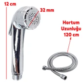 Taharet Musluğu Ara Musluk Filtreli Tuvalet WC Banyo Klozet Bide Bebek Hayvan Araba Yıkama Musluğu thumbnail 3