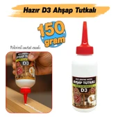 Ahşap Tutkalı Hazır 150 gram Şeffaf D3 Mobilya Mdf Sunta Kumaş Kağıt DIY Uygulamalarında Yapıştırıcı thumbnail 2