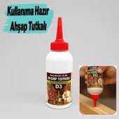 Ahşap Tutkalı Hazır 150 gram Şeffaf D3 Mobilya Mdf Sunta Kumaş Kağıt DIY Uygulamalarında Yapıştırıcı thumbnail 1