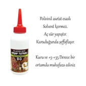 Ahşap Tutkalı Hazır 150 gram Şeffaf D3 Mobilya Mdf Sunta Kumaş Kağıt DIY Uygulamalarında Yapıştırıcı thumbnail 4